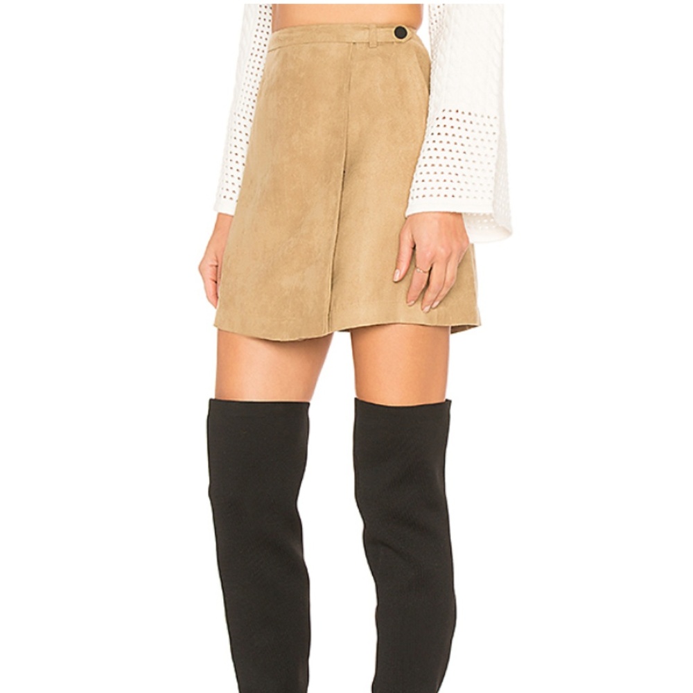 Revolve: Faux Suede Skirt